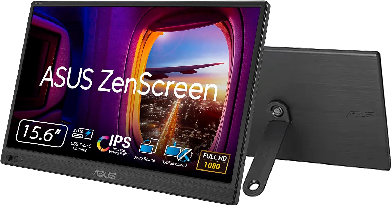 ASUS ZenScreen MB169CK 15.6 Inch 1080p Portable Monitor