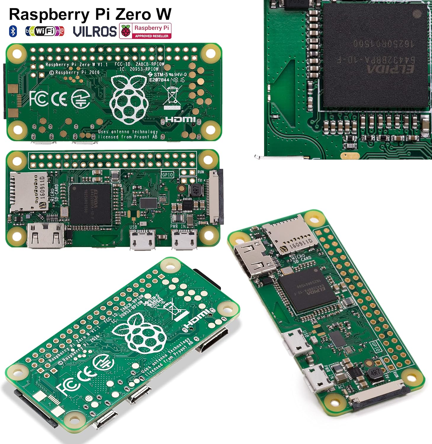 Raspberry Pi Zero W Features